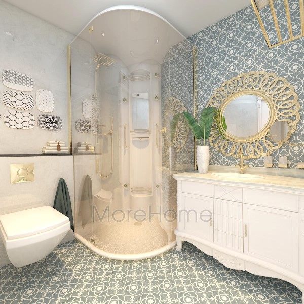 Thiết kế nội thất phòng tắm, nhà vệ sinh biệt thự EuroLand
